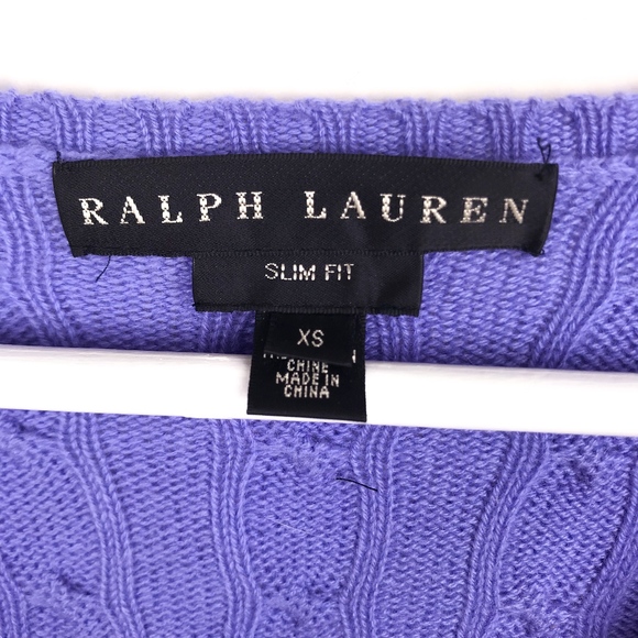 Ralph Lauren Black Label Cashmere Cable-Knit - Picture 7 of 7